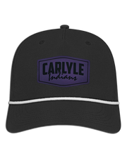 Carlyle Indians Leather Patch Badge - Athletic Rope Cap