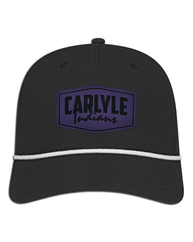 Carlyle Indians Leather Patch Badge - Athletic Rope Cap