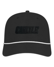 Carlyle Name Leather Patch Hat - Athletic Rope Cap