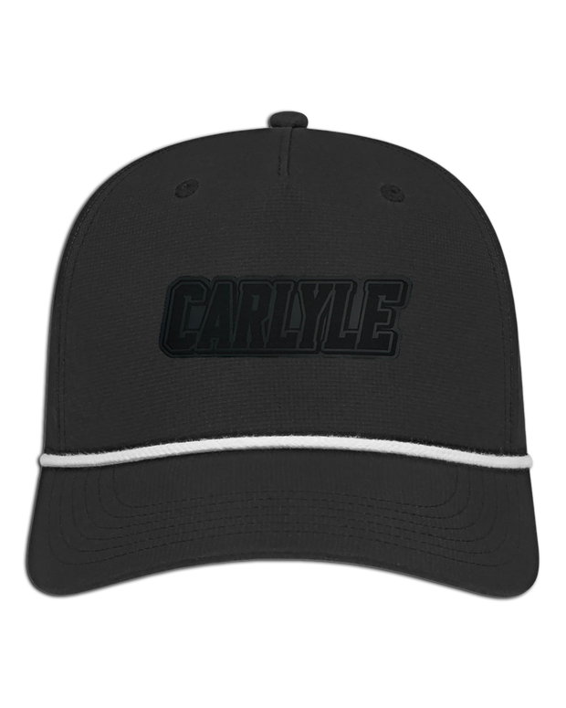 Carlyle Name Leather Patch Hat - Athletic Rope Cap
