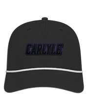 Carlyle Name Leather Patch Hat - Athletic Rope Cap