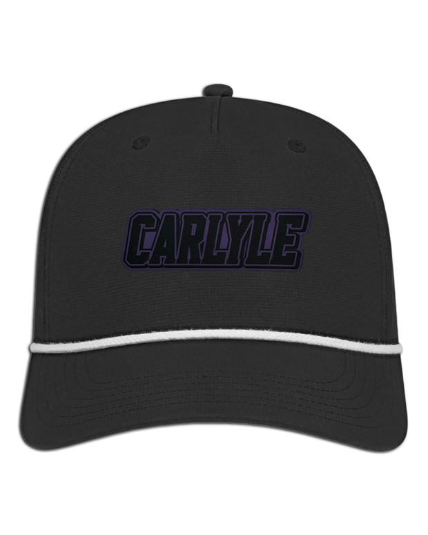 Carlyle Name Leather Patch Hat - Athletic Rope Cap