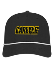 Carlyle Name Leather Patch Hat - Athletic Rope Cap