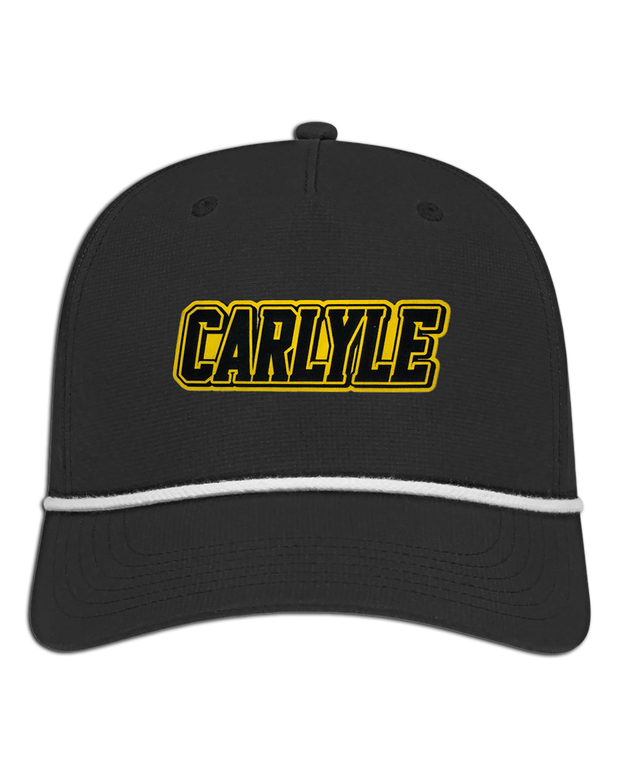 Carlyle Name Leather Patch Hat - Athletic Rope Cap