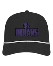 Carlyle Indians Leather Patch - Athletic Rope Cap