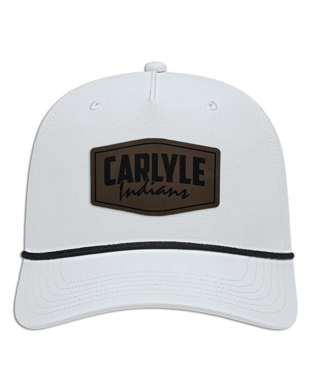 Carlyle Indians Leather Patch Badge - Athletic Rope Cap