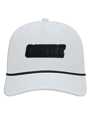 Carlyle Name Leather Patch Hat - Athletic Rope Cap