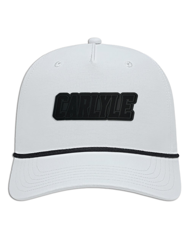 Carlyle Name Leather Patch Hat - Athletic Rope Cap