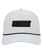 Carlyle Name Leather Patch Hat - Athletic Rope Cap