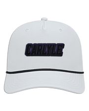 Carlyle Name Leather Patch Hat - Athletic Rope Cap