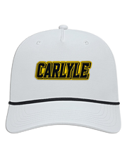 Carlyle Name Leather Patch Hat - Athletic Rope Cap