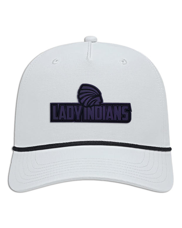 Carlyle Indians Leather Patch - Athletic Rope Cap
