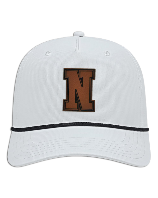 Nashville "N" Leather Patch Hat - Athletic Rope Cap