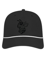 Hornet Leather Patch Hat - Athletic Rope Cap
