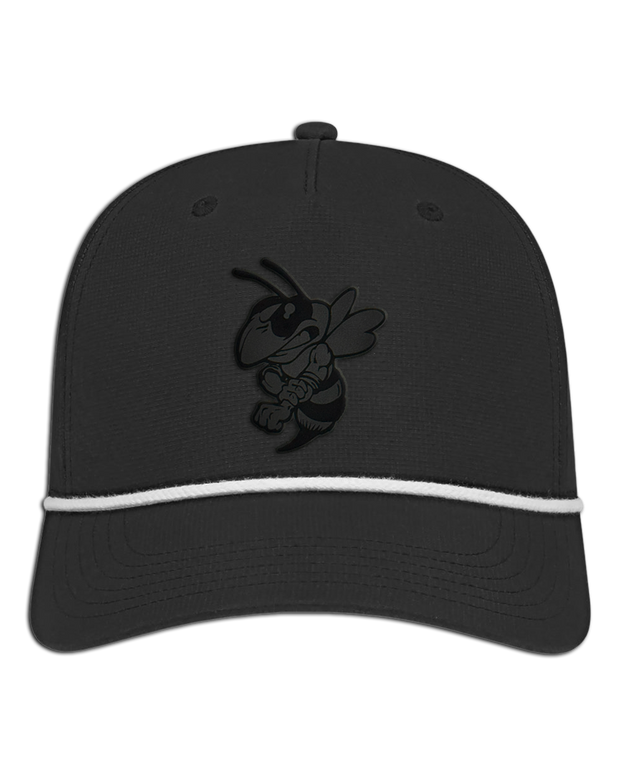 Hornet Leather Patch Hat - Athletic Rope Cap