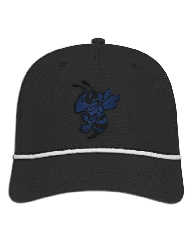 Hornet Leather Patch Hat - Athletic Rope Cap