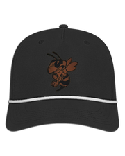 Hornet Leather Patch Hat - Athletic Rope Cap