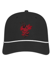 Hornet Leather Patch Hat - Athletic Rope Cap