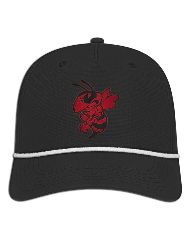 Hornet Leather Patch Hat - Athletic Rope Cap