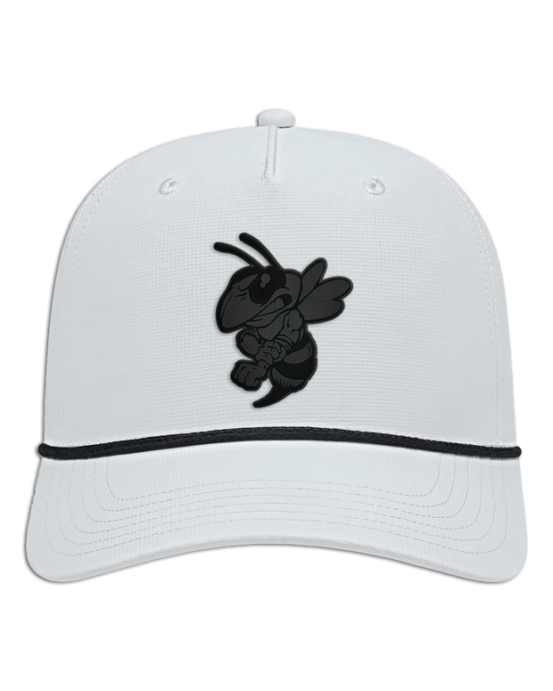 Hornet Leather Patch Hat - Athletic Rope Cap
