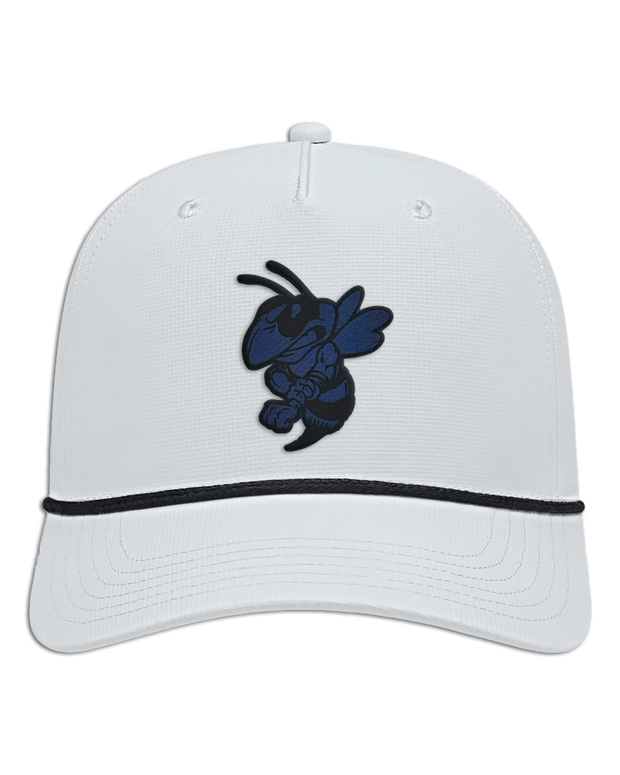 Hornet Leather Patch Hat - Athletic Rope Cap