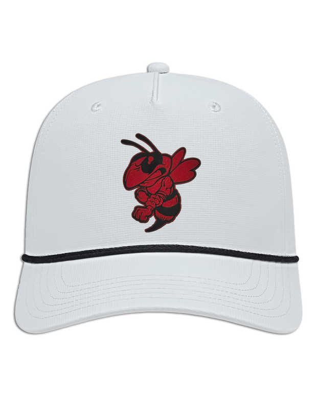 Hornet Leather Patch Hat - Athletic Rope Cap