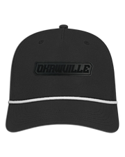 Okawville Name Leather Patch Hat - Athletic Rope Cap
