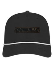 Okawville Name Leather Patch Hat - Athletic Rope Cap