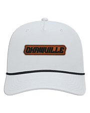 Okawville Name Leather Patch Hat - Athletic Rope Cap