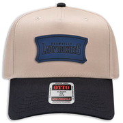 Okawville Rockets Leather Patch Badge Hat - Cavas 5 Panel Trucker