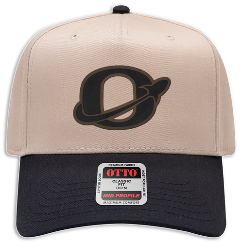 Okawville "O" Leather Patch Hat - Canvas 5 Panel Trucker
