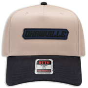 Okawville Leather Patch Hat - Canvas 5 Panel Trucker