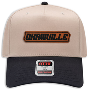 Okawville Leather Patch Hat - Canvas 5 Panel Trucker