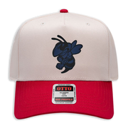 Hornet Leather Patch Hat - Canvas 5 Panel Trucker