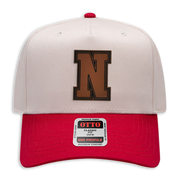 Nashville "N" Leather Patch Hat - Canvas 5 Panel Trucker