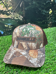 Okawville "O" Leather Patch Hat - Richardson Camo