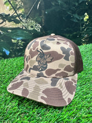 Hornet Leather Patch Hat - Richardson Camo