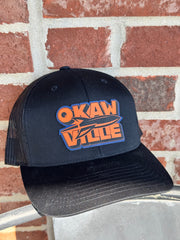 Okawville Rocket Multi Color Leather Patch Hat - Richardson