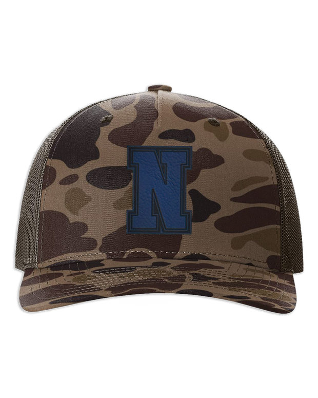 Nashville "N" Leather Patch Hat - Richardson Camo