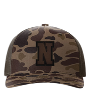 Nashville "N" Leather Patch Hat - Richardson Camo