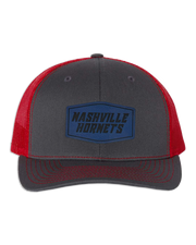 Nashville Hornets Leather Patch Badge Hat - Richardson