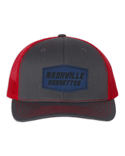Nashville Hornets Leather Patch Badge Hat - Richardson
