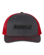 Nashville Name Leather Patch Hat - Richardson