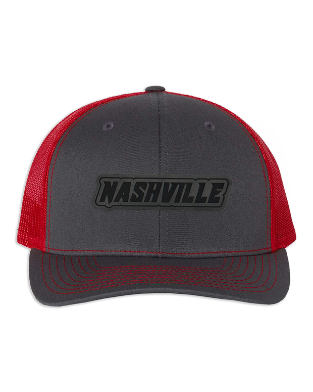 Nashville Name Leather Patch Hat - Richardson