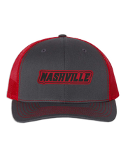 Nashville Name Leather Patch Hat - Richardson