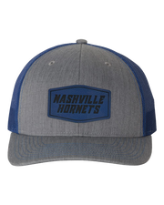 Nashville Hornets Leather Patch Badge Hat - Richardson