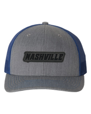 Nashville Name Leather Patch Hat - Richardson