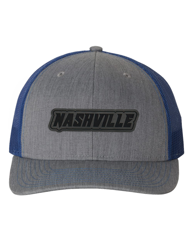 Nashville Name Leather Patch Hat - Richardson