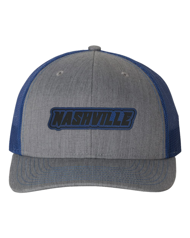 Nashville Name Leather Patch Hat - Richardson