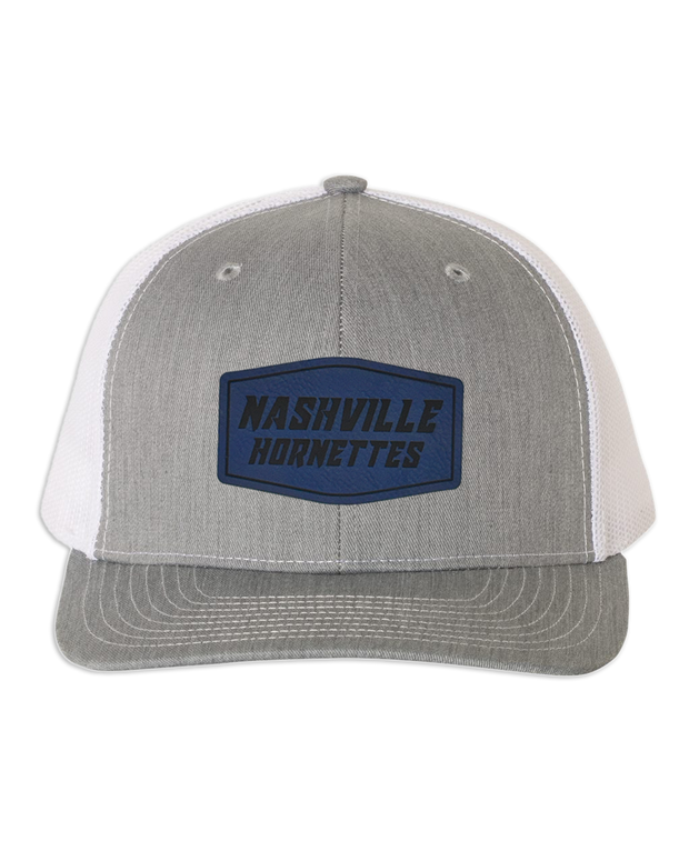 Nashville Hornets Leather Patch Badge Hat - Richardson